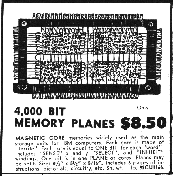 Ferrite core memory array