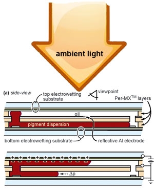 Electrofluidic display