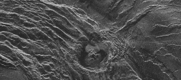 Crater Goeppert Mayer on Venus