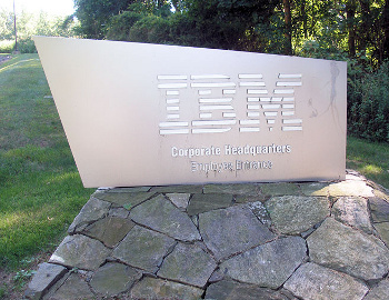 Entrance to IBM Corporate Headquarters