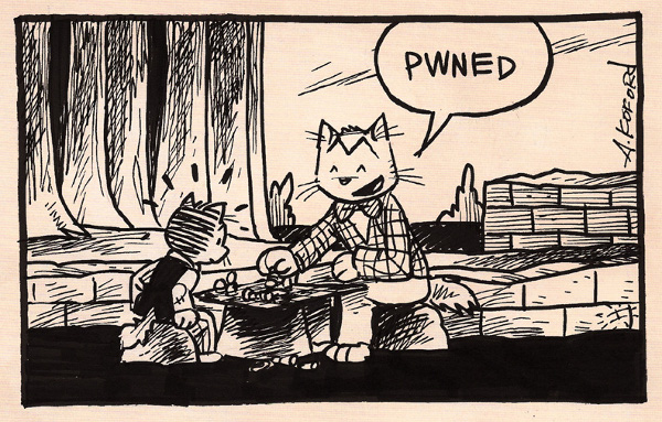 Laugh-Out-Loud Cats #736, by Adam Koford