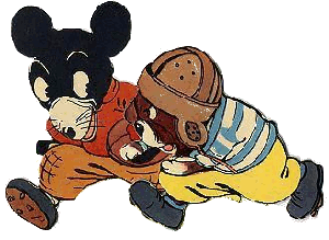 Portion of antique valentine card