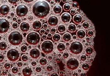A foam of bubbles