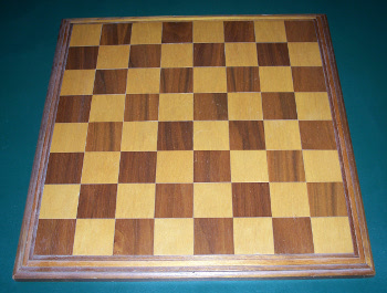 Wood inlay chessboard