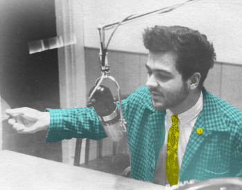 AM radio disk jockey, 1967