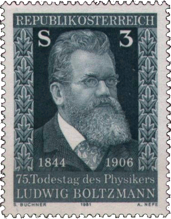 Ludwig Boltzmann, Austrian Stamp, 1981