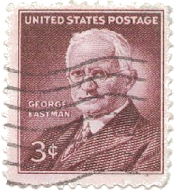 George Eastman on a 1954 US Postage Stamp