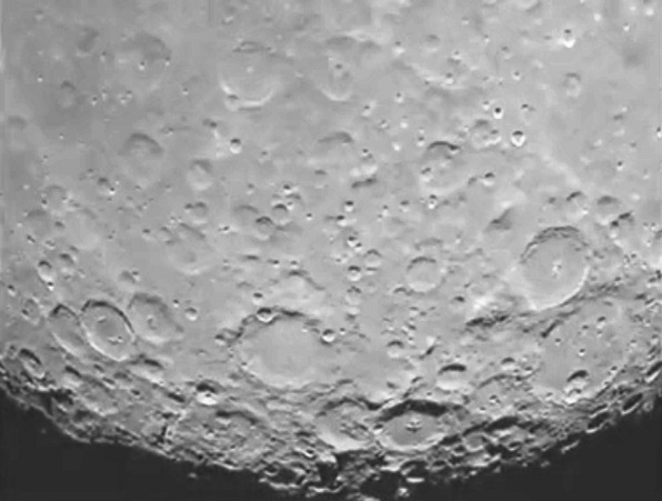 Far Side Lunar South Pole (NASA GRAIL)