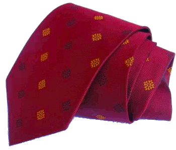 Red 'power' tie