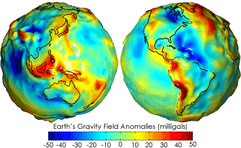 Earth's gravitational anomalies