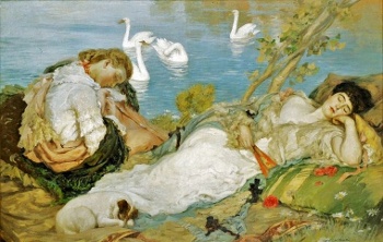 Endormies by Rupert Bunny (1904)