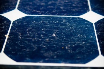 A dirty photovoltaic panel