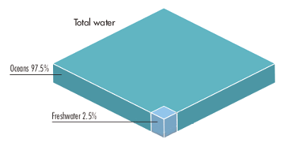 Global water distribution
