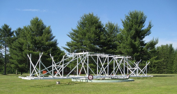 Replica of the Jansky radio telescope