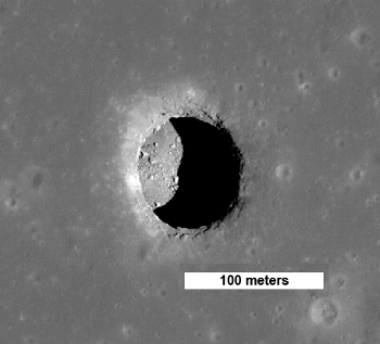 Mare Tranquillitatis pit crater