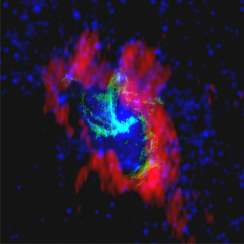 Composite of Sagittarius A* radio images