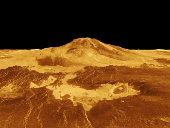 Venus, Maat Mons, 3D perspective