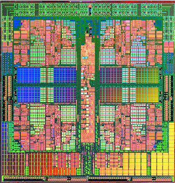 AMD Opteron quad core die
