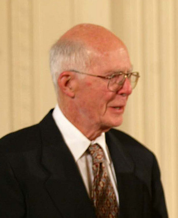 Physicist, Raymond Davis in 2001
