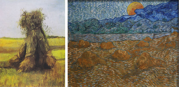 Wheat paintings of van Gogh