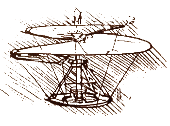 Leonardo da Vinci's helicopter