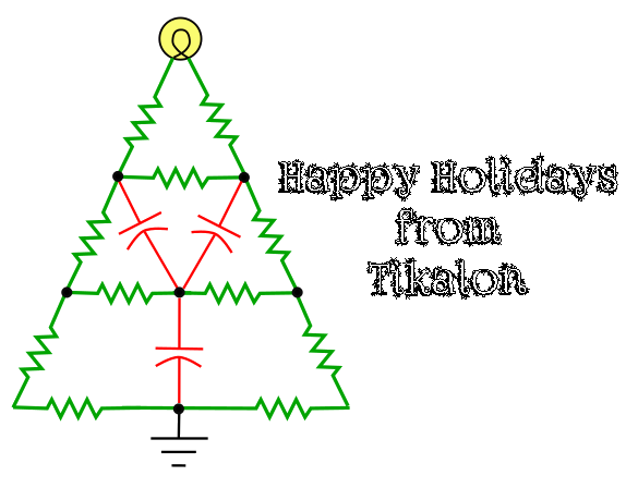 Electronic component Christmas tree