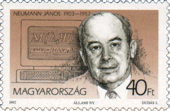 John von Neumann on a 1992 Hungarian postage stamp