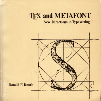 Cover of 'TeX and METAFONT: New Directions in Typesetting,' by Don Knuth