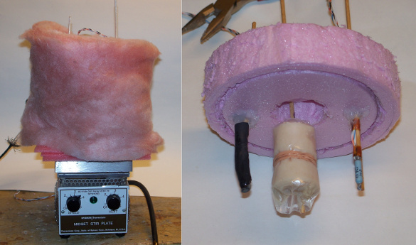 Photographs of the turkey calorimeter