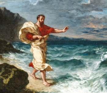Demosthenes on the Seashore by Eugène Delacroix (1859)