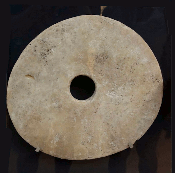 Yapese Stone Money with Bitcoin