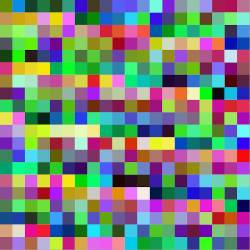 message encoded in red color channel