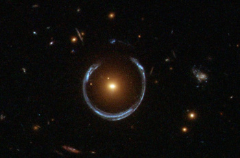 An example of an Einstein ring.