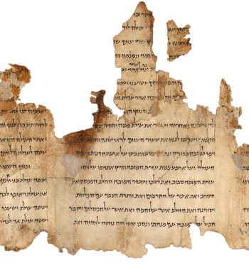 Portion of the Temple Scroll, one of the Dead Sea Scrolls
