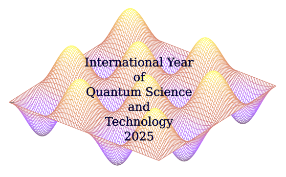 My Public Domain version of a logo for the International Year of Quantum Science and Technology