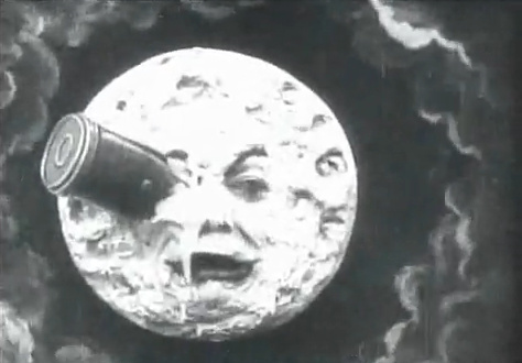 Still from Méliès' Le Voyage dans la lune